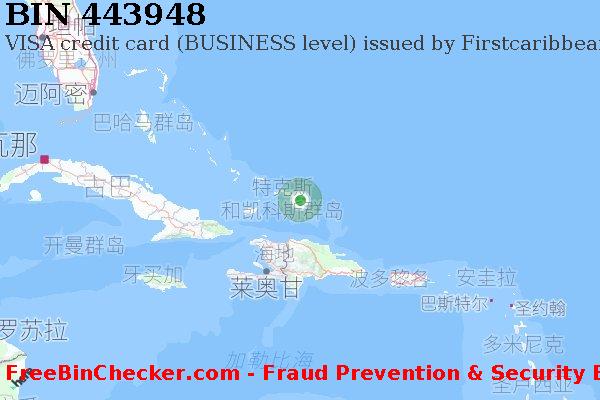 443948 VISA credit Turks and Caicos Islands TC BIN列表