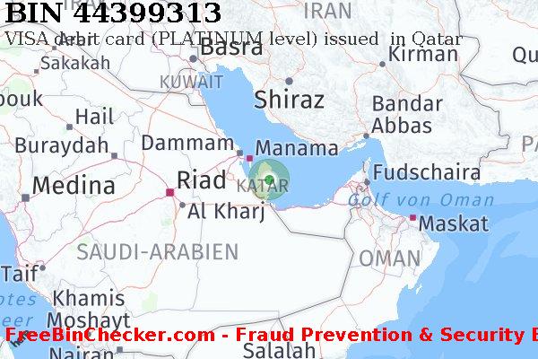 44399313 VISA debit Qatar QA BIN-Liste