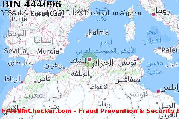 444096 VISA debit Algeria DZ قائمة BIN