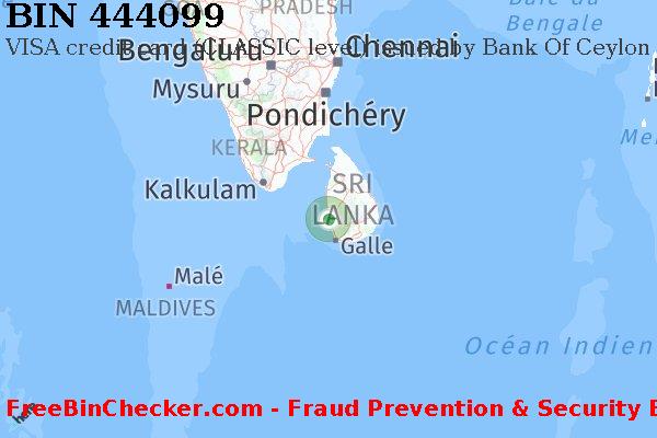 444099 VISA credit Sri Lanka LK BIN Liste 