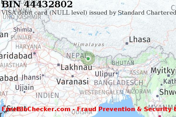 44432802 VISA debit Nepal NP BIN-Liste
