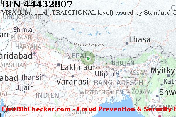 44432807 VISA debit Nepal NP BIN-Liste
