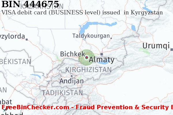 444675 VISA debit Kyrgyzstan KG BIN Liste 