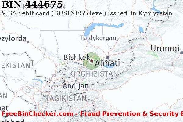 444675 VISA debit Kyrgyzstan KG Lista BIN