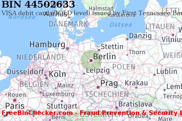 44502633 VISA debit Germany DE BIN-Liste