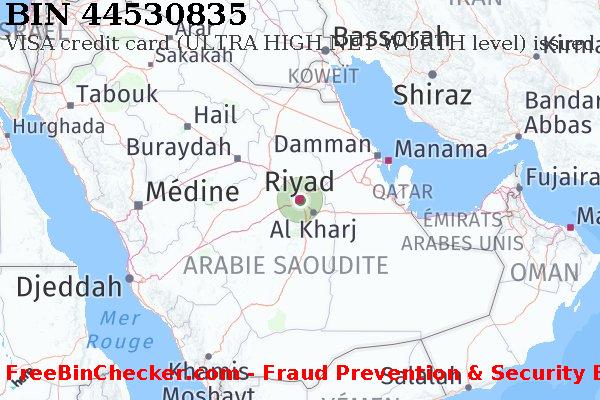 44530835 VISA credit Saudi Arabia SA BIN Liste 
