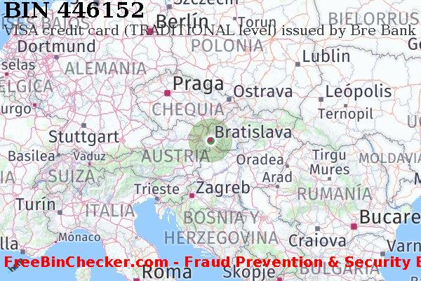 446152 VISA credit Slovakia (Slovak Republic) SK Lista de BIN