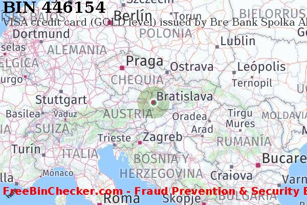 446154 VISA credit Slovakia (Slovak Republic) SK Lista de BIN