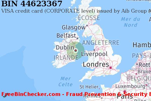 44623367 VISA credit Ireland IE BIN Liste 