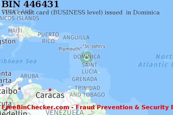 446431 VISA credit Dominica DM BIN List