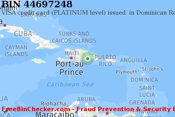 44697248 VISA credit Dominican Republic DO BIN List
