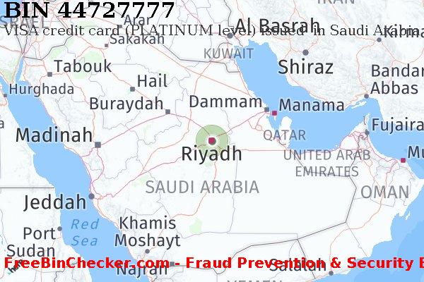 44727777 VISA credit Saudi Arabia SA BIN List
