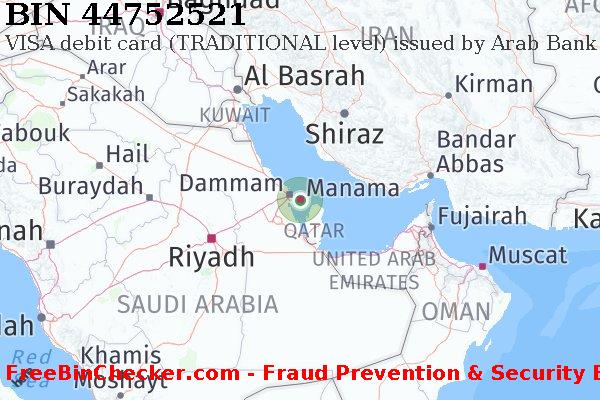 44752521 VISA debit Bahrain BH BIN Lijst