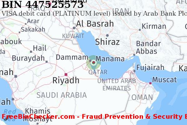 447525573 VISA debit Bahrain BH BIN List