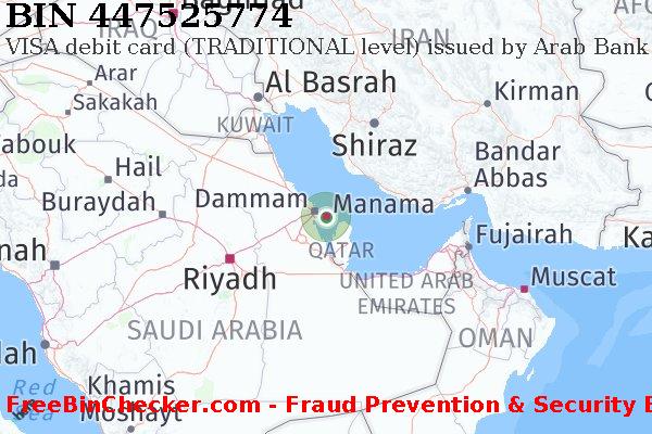 447525774 VISA debit Bahrain BH BIN List