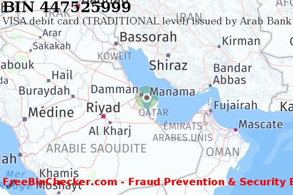 447525999 VISA debit Bahrain BH BIN Liste 