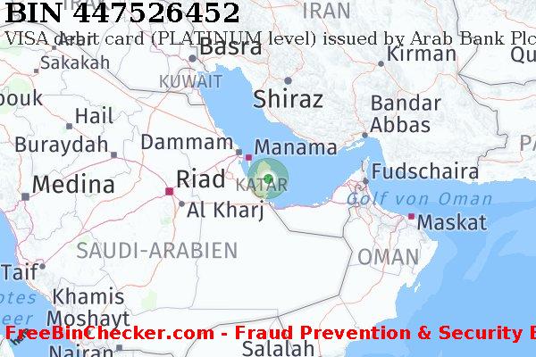447526452 VISA debit Qatar QA BIN-Liste