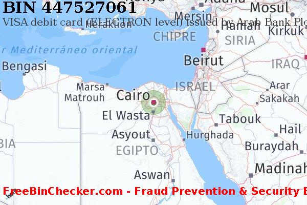 447527061 VISA debit Egypt EG Lista de BIN