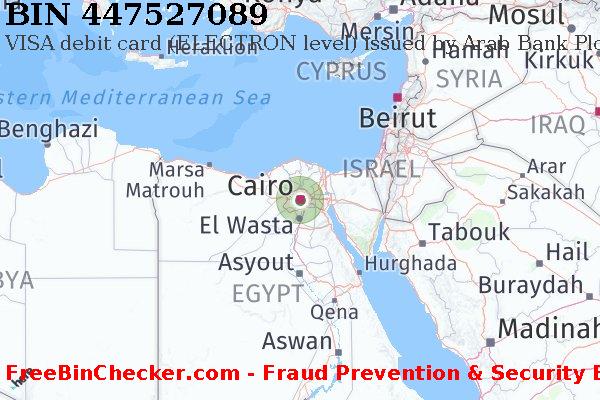 447527089 VISA debit Egypt EG BIN List
