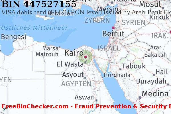 447527155 VISA debit Egypt EG BIN-Liste