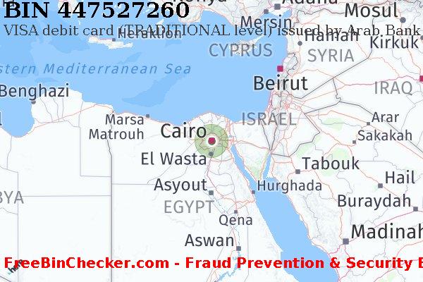 447527260 VISA debit Egypt EG BIN List