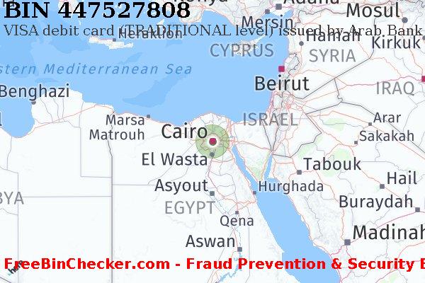 447527808 VISA debit Egypt EG BIN List