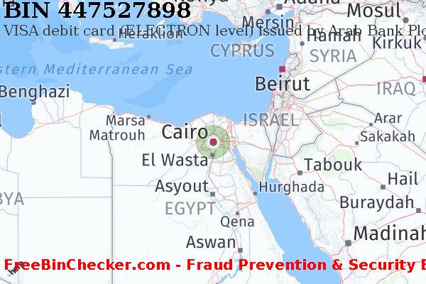 447527898 VISA debit Egypt EG BIN Lijst