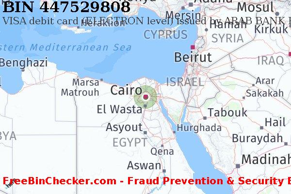 447529808 VISA debit Egypt EG BIN List