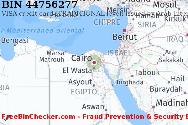44756277 VISA credit Egypt EG Lista de BIN