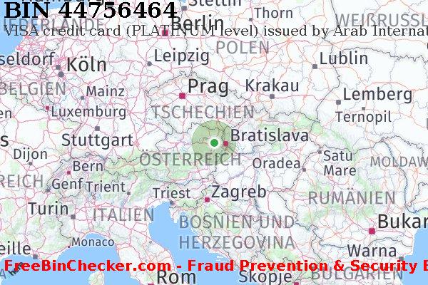 44756464 VISA credit Austria AT BIN-Liste
