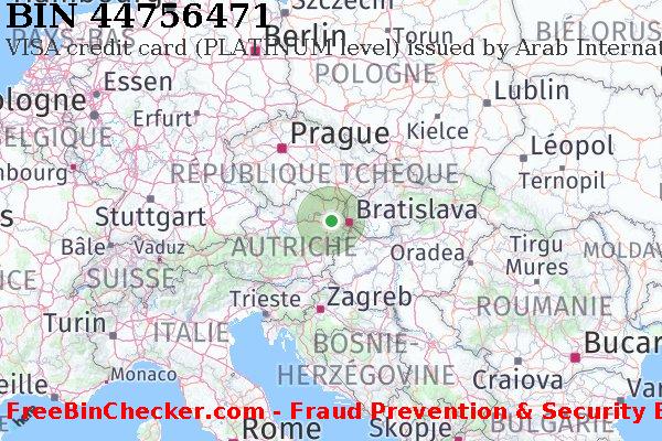 44756471 VISA credit Austria AT BIN Liste 
