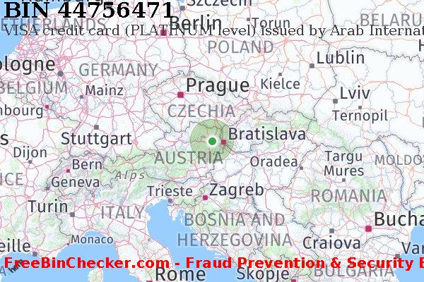 44756471 VISA credit Austria AT Lista de BIN