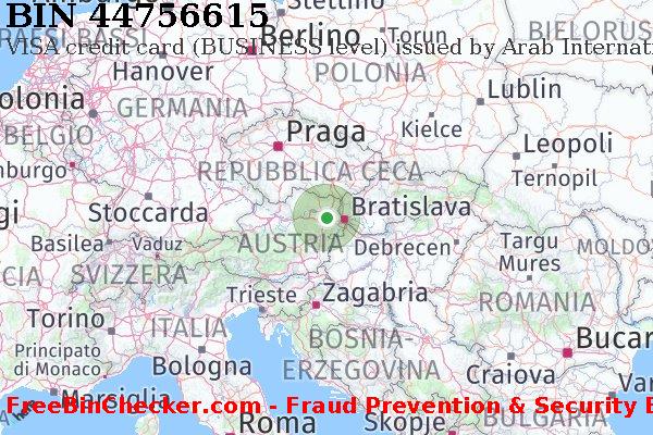 44756615 VISA credit Austria AT Lista BIN