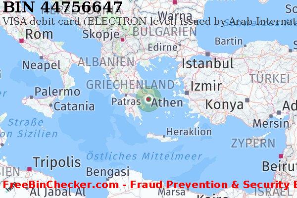 44756647 VISA debit Greece GR BIN-Liste