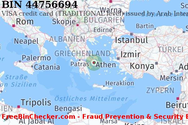 44756694 VISA credit Greece GR BIN-Liste