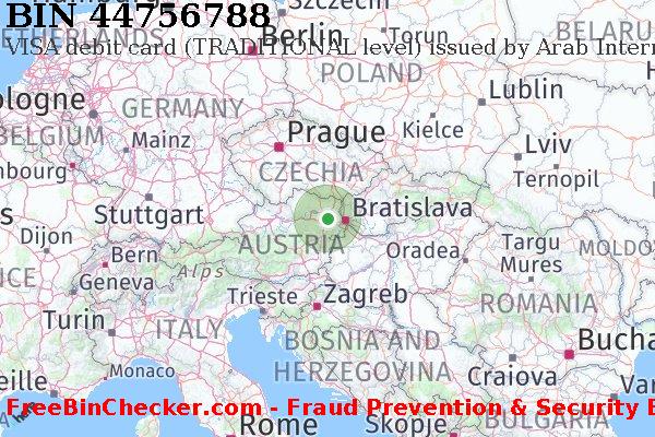 44756788 VISA debit Austria AT BIN List