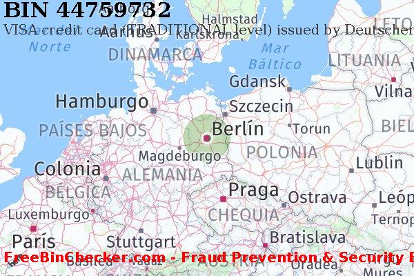 44759732 VISA credit Germany DE Lista de BIN