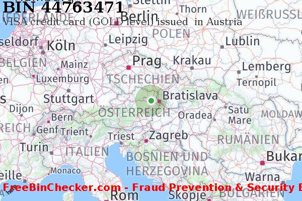 44763471 VISA credit Austria AT BIN-Liste