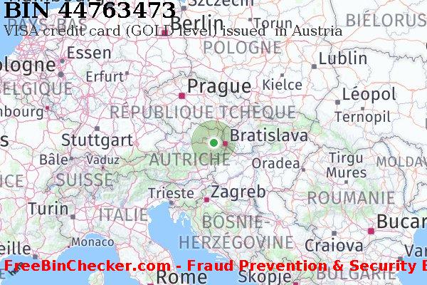44763473 VISA credit Austria AT BIN Liste 