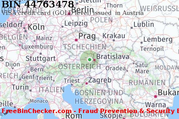 44763478 VISA credit Austria AT BIN-Liste