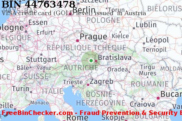 44763478 VISA credit Austria AT BIN Liste 