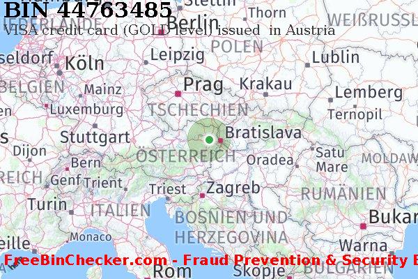44763485 VISA credit Austria AT BIN-Liste