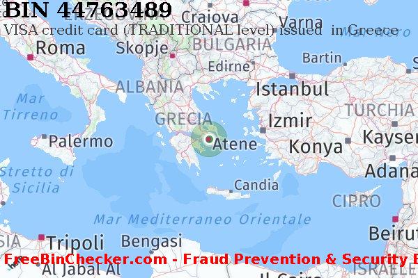 44763489 VISA credit Greece GR Lista BIN