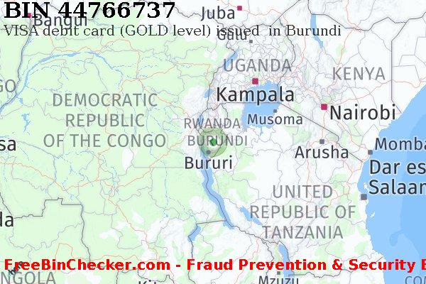 44766737 VISA debit Burundi BI BIN List