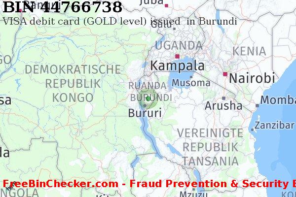 44766738 VISA debit Burundi BI BIN-Liste