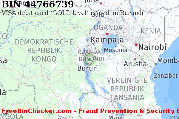 44766739 VISA debit Burundi BI BIN-Liste
