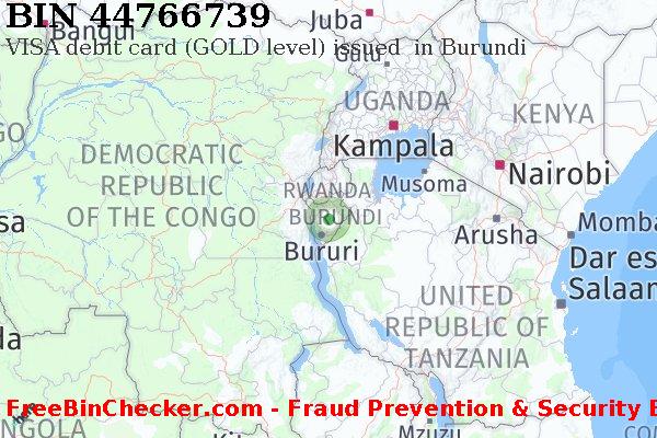 44766739 VISA debit Burundi BI BIN Danh sách