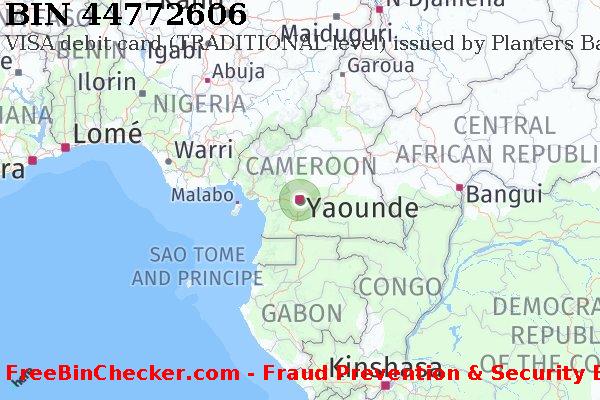 44772606 VISA debit Cameroon CM BIN List