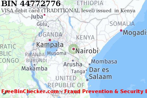 44772776 VISA debit Kenya KE BIN Lijst