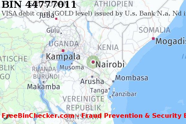 44777011 VISA debit Kenya KE BIN-Liste